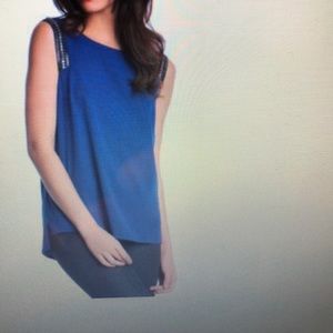 Kind of Beaded-Sleeve Top